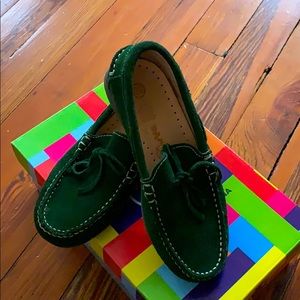 Boy’s suede driving loafer 11.5